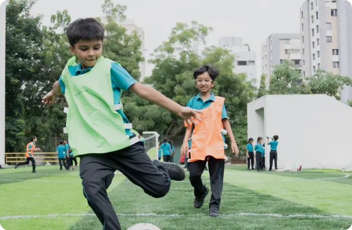 Students in hands-on learning