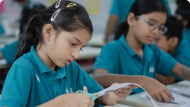 IB PYP students in classroom