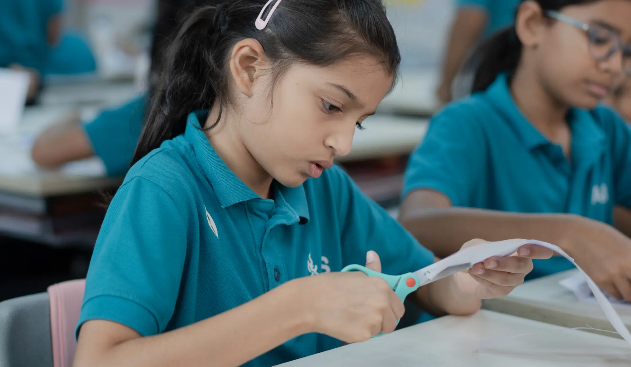 IB PYP students in classroom